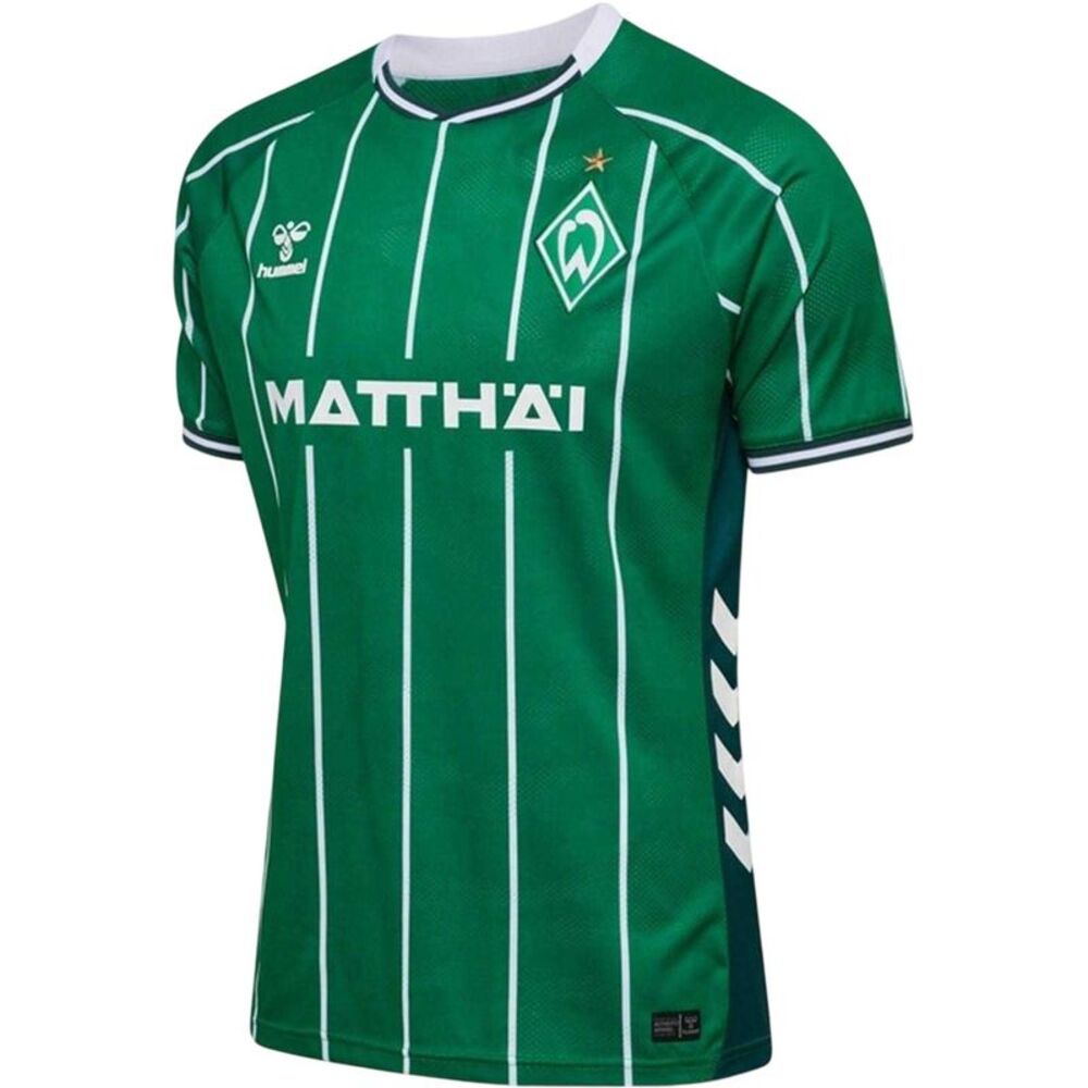 Hummel Unisex Adult 2025/2026 SV Werder Bremen Football Shirt / Green/White